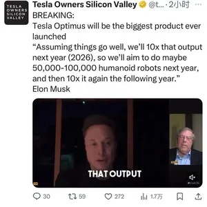 马斯克再曝猛料,Optimus 年产能目标瞄准数亿台,复数形式定为Optimi